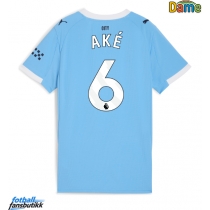 Manchester City Nathan Ake #6 Hjemmedrakt Dame 2025-26 Kortermet